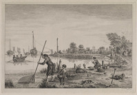 TvB G 0868
<br/>
Hollands landschap: de grenspaal
<br/>
<em>Fokke, Simon (1712-1784)</em>